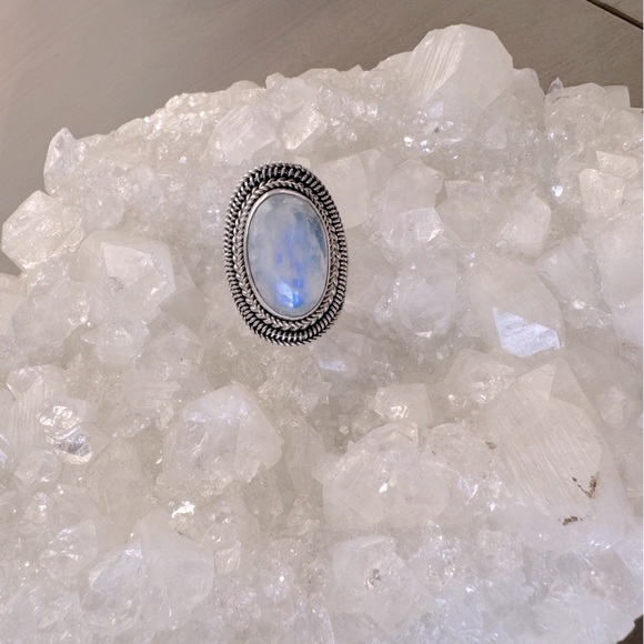 Jewelry - Large Moonstone Shield Ring